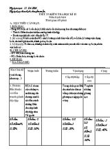 Đề kiểm tra học kì II Lịch sử lớp 6 - Năm học 2015-2016 - Trường THCS Tô Hiệu
